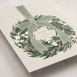 "Big Bow" - Holiday Cards in Sage by Leah Bisch - Detail