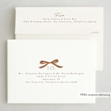 "Ornament Branch" - Holiday Cards in Snow by Everett Paper Goods - FREE Recipient Addressing