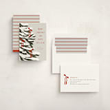 "Christmas tree" - Holiday Cards in Berry by Maja Cunningham - Assembled