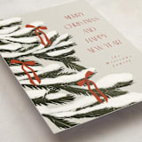 "Christmas tree" - Holiday Cards in Berry by Maja Cunningham - Detail