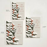 "Christmas tree" - Holiday Cards in Berry by Maja Cunningham - Formats Available