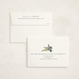 "Simple Sprig" - Holiday Cards in Frost by Kate Ahn - FREE Recipient Addressing