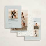 "Golden Gate Globe" - Holiday Cards in Winter by Laura Bercovich - Back of Card Options