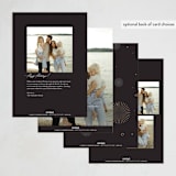 "fancy fireworks" - Holiday Cards in Midnight by Kamala Nahas - Back of Card Options