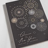 "fancy fireworks" - Holiday Cards in Midnight by Kamala Nahas - Detail