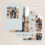 "Woodland Wonderland" - Holiday Cards in Wintermint by Vivian Yiwing - Back of Card