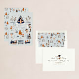 "Woodland Wonderland" - Holiday Cards in Wintermint by Vivian Yiwing - Assembled