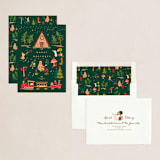 "Woodland Wonderland" - Holiday Cards in Forest by Vivian Yiwing - Assembled