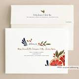 "Fruitful year" - Holiday Cards in Aqua by Vivian Yiwing - FREE Recipient Addressing
