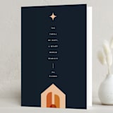 "Boho Blessings" - Holiday Cards in Midnight by Ekko Studio - Folded Card