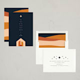 "Boho Blessings" - Holiday Cards in Midnight by Ekko Studio - Assembled