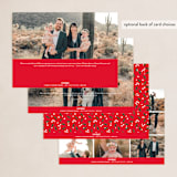 "Hope & Joy" - Holiday Cards in Holly Berry by Corinne Malesic - Back of Card