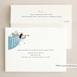 "Glory to God Angels" - Holiday Cards in Navy by Alethea and Ruth - FREE Recipient Addressing