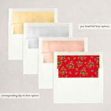 "Holiday Phoenix" - Holiday Cards in Sand by Corie Page - Envelope Liners