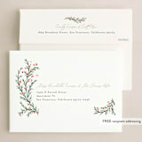 "Peace On Earth" - Holiday Cards in Evergreen by Erin German - FREE Recipient Addressing