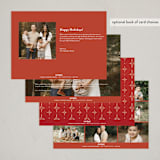 "Very Merry Christmas" - Holiday Cards in Cranberry by Wildfield Paper Co - Back of Card