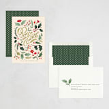 "Peaceful Pine" - Holiday Cards in Tradition by Makewells - Assembled