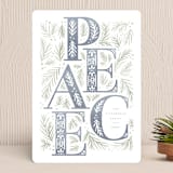 "block print" - Holiday Cards in Juniper by Wildfield Paper Co - Front