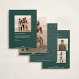 "Woodland Peace" - Holiday Cards in Midnight by Elly - Back of Card