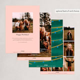 "Keeping up with Santa" - Holiday Cards in Santa Suit by Grae - Back of Card Options