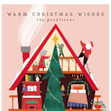 "Keeping up with Santa" - Holiday Cards in Santa Suit by Grae - Detail