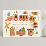 "gingerbread express" - Holiday Cards in Almond by Grae - Front