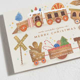 "gingerbread express" - Holiday Cards in Almond by Grae - Detail