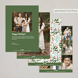 "New Home for the Holidays House" - Holiday Cards in Persimmon by Alethea and Ruth - Back of Card