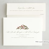 "Holly + Cedar" - Holiday Cards in Garland by Wildfield Paper Co - FREE Recipient Addressing