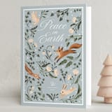 "Peaceful Woodland" - Holiday Cards in Lake by Vivian Yiwing - Folded Card