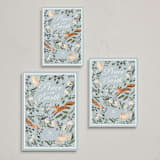 "Peaceful Woodland" - Holiday Cards in Lake by Vivian Yiwing - Formats Available