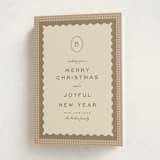 "gingham layers" - Holiday Cards in Cinnamon by Ellen Schlegelmilch - Folded Card