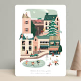 "Petite Holiday" - Holiday Cards in Pine by Grae - Front