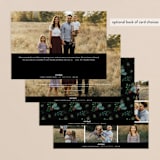 "Festive Greenery" - Holiday Cards in Midnight by Laura Bolter - Back of Card