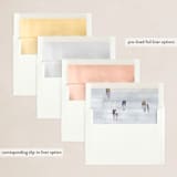 "Night Before Christmas" - Holiday Cards in Mist by Lulaloo - Envelope Liners