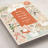 "Counting The Days" - Holiday Cards in Persimmon by Leah Bisch - Detail