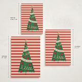 "Pencil Tree" - Holiday Cards in Peppermint by Heather Schertzer - Formats Available