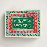 "Hollis" - Holiday Cards in Pine by Pati Cascino - Folded Card