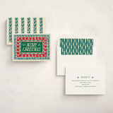 "Hollis" - Holiday Cards in Pine by Pati Cascino - Assembled