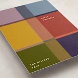 "colorful check" - Holiday Cards in Stocking by Sumak Studio - Detail