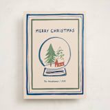 "Snow Globe" - Holiday Cards in Wintermint by Teju Reval - Front