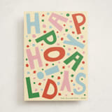 "Confetti Type Party" - Holiday Cards in Cozy Confetti by Alisa Galitsyna - Front