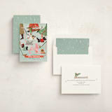 "Furry Christmas" - Holiday Cards in Winter by Menci Zaga - Assembled