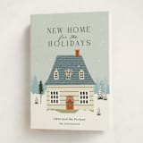 "New Home for the Holidays!" - Holiday Cards in Mint by Sherley Ferreira - Folded Card