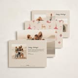 "Fun Ornaments" - Holiday Cards in Champagne by Teju Reval - Back of Card Options