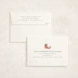 "Fun Ornaments" - Holiday Cards in Champagne by Teju Reval - FREE Recipient Addressing