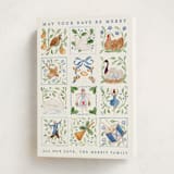 "12 days of Christmas stamps" - Holiday Cards in Goose Egg by Sarah Knight - Folded Card