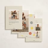 "New Year Stars" - Holiday Cards in Party by Pixel and Hank - Back of Card Options