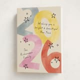 "New Year Stars" - Holiday Cards in Party by Pixel and Hank - Folded Card