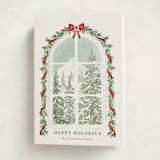 "The Glimpse" - Holiday Cards in Pine by Petra Kern - Folded Card